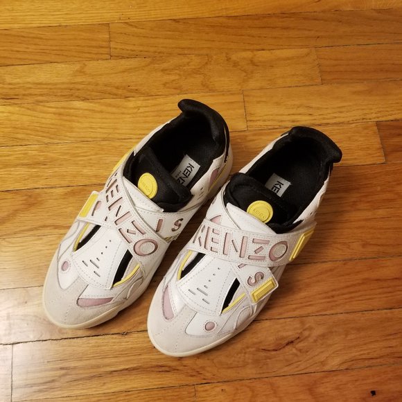 Kenzo $525 Women Sonic Velcro Sneakers - Picture 3 of 14